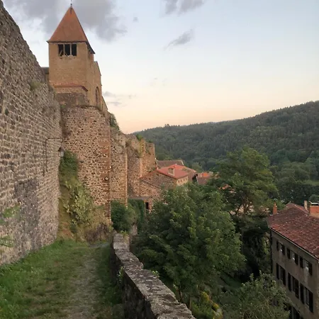 Apartamento Vue Exceptionnelle & Terrasse Au Calme -studio Independant - Gorges Du Allier *