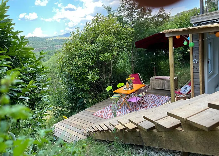 Vue Exceptionnelle & Terrasse Au Calme -Studio Independant - Gorges Du Haut Allier شقة Chanteuges